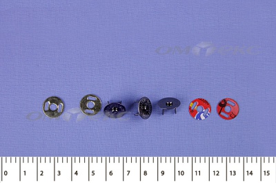 Кнопки магнитные МКМ-02, диам. 18 мм, чёрный никель - купить в Новокузнецке. Цена: 14.49 руб.