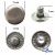 Кнопка металлическая "Альфа" с пружиной, 15 мм (уп. 720+/-20 шт), цвет никель - купить в Новокузнецке. Цена: 1 466.73 руб.