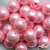 0404-00108-Бусины пластиковые под жемчуг "ОмТекс", 16 мм, (уп.50гр=24+/-1шт) цв.101-св.розовый - купить в Новокузнецке. Цена: 44.18 руб.
