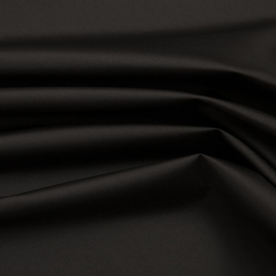 Курточная ткань Дюэл (дюспо), PU/WR/Milky, 80 гр/м2, шир.150см, цвет чёрный - купить в Новокузнецке. Цена 141.80 руб.