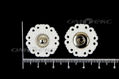 Кнопки пришивные №6 S20мм пластиковые белые - купить в Новокузнецке. Цена: 9.88 руб.