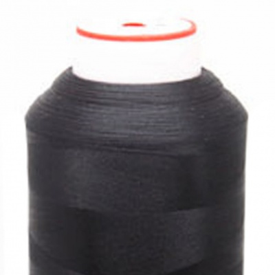 Нитки текстурированные некручёные, намот. 5 000 м, цвет чёрный - купить в Новокузнецке. Цена: 70.43 руб.