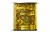 Пайетки "ОмТекс" на нитях, SILVER SHINING, 6 мм F / упак.91+/-1м, цв. 48 - золото - купить в Новокузнецке. Цена: 356.19 руб.