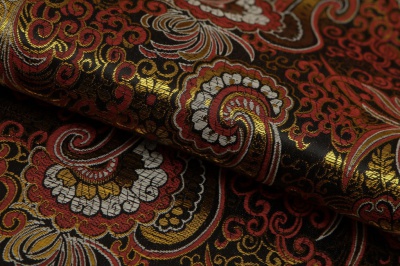 Ткань костюмная жаккард, 135 гр/м2, шир.150см, цвет бордо№6 - купить в Новокузнецке. Цена 441.95 руб.
