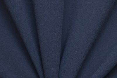 Костюмная ткань с вискозой "Бриджит", 210 гр/м2, шир.150см, цвет т.синий - купить в Новокузнецке. Цена 564.96 руб.