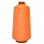 Нитки текстурированные некручёные 457, намот. 15 000 м, цвет оранжевый - купить в Новокузнецке. Цена: 204.10 руб.