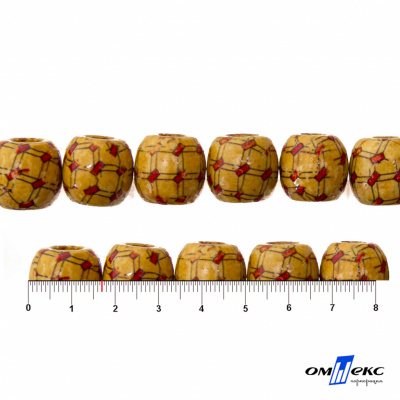 0189-Бусины деревянные "ОмТекс", 17 мм, упак.50+/-3шт - купить в Новокузнецке. Цена: 83.66 руб.