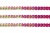 Пайетки "ОмТекс" на нитях, CREAM, 6 мм С / упак.73+/-1м, цв. 89 - розовый - купить в Новокузнецке. Цена: 468.37 руб.