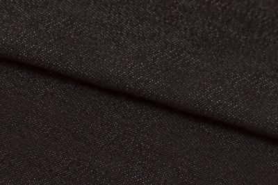 Ткань джинсовая №96, 160 гр/м2, шир.148см, цвет чёрный - купить в Новокузнецке. Цена 350.42 руб.