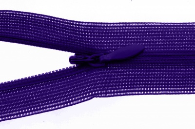 Молния потайная Т3 866, 20 см, капрон, цвет фиолетовый - купить в Новокузнецке. Цена: 5.27 руб.