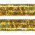 Тесьма с пайетками D16, шир. 20 мм/уп. 25+/-1 м, цвет золото - купить в Новокузнецке. Цена: 778.19 руб.