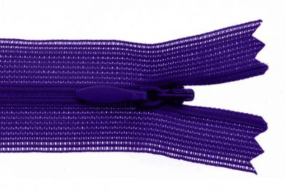 Молния потайная Т3 866, 50 см, капрон, цвет фиолетовый - купить в Новокузнецке. Цена: 8.62 руб.