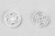 Кнопки пришивные пластиковые 11,5 мм, блистер 24шт, цв.-прозрачные - купить в Новокузнецке. Цена: 59.44 руб.