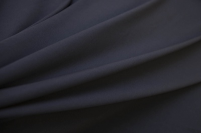 Костюмная ткань с вискозой "Флоренция" 19-4024, 195 гр/м2, шир.150см, цвет т.синий - купить в Новокузнецке. Цена 491.97 руб.