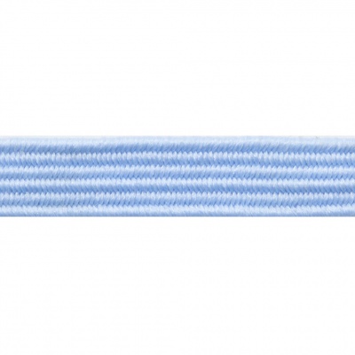 Резиновые нити с текстильным покрытием, шир. 6 мм ( упак.30 м/уп), цв.- 108-голубой - купить в Новокузнецке. Цена: 155.22 руб.