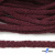 Шнур плетеный d-6 мм круглый, 70% хлопок 30% полиэстер, уп.90+/-1 м, цв.1070-бордовый - купить в Новокузнецке. Цена: 588 руб.